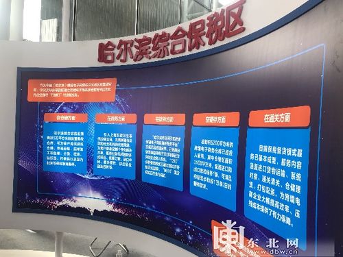 中国(哈尔滨)跨境电子商务综合试验区建设成果展现场.